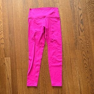 Fleo Hot Pink High-Waisted Leggings